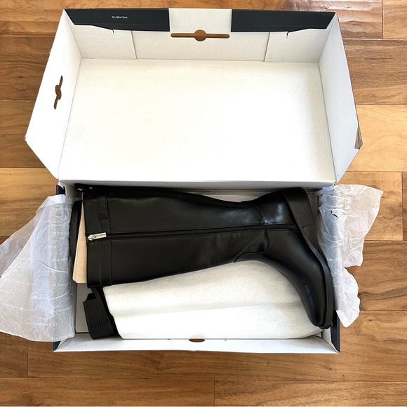Brand New TOMMY HILFIGER Women's Black Riding Boots, Size 8.5 - Picture 3 of 8